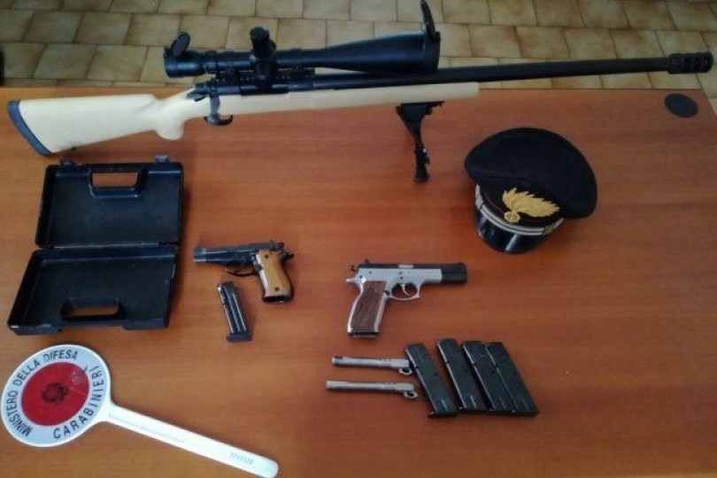 Armi non dichiarate: sequestro e denuncia per un 40enne